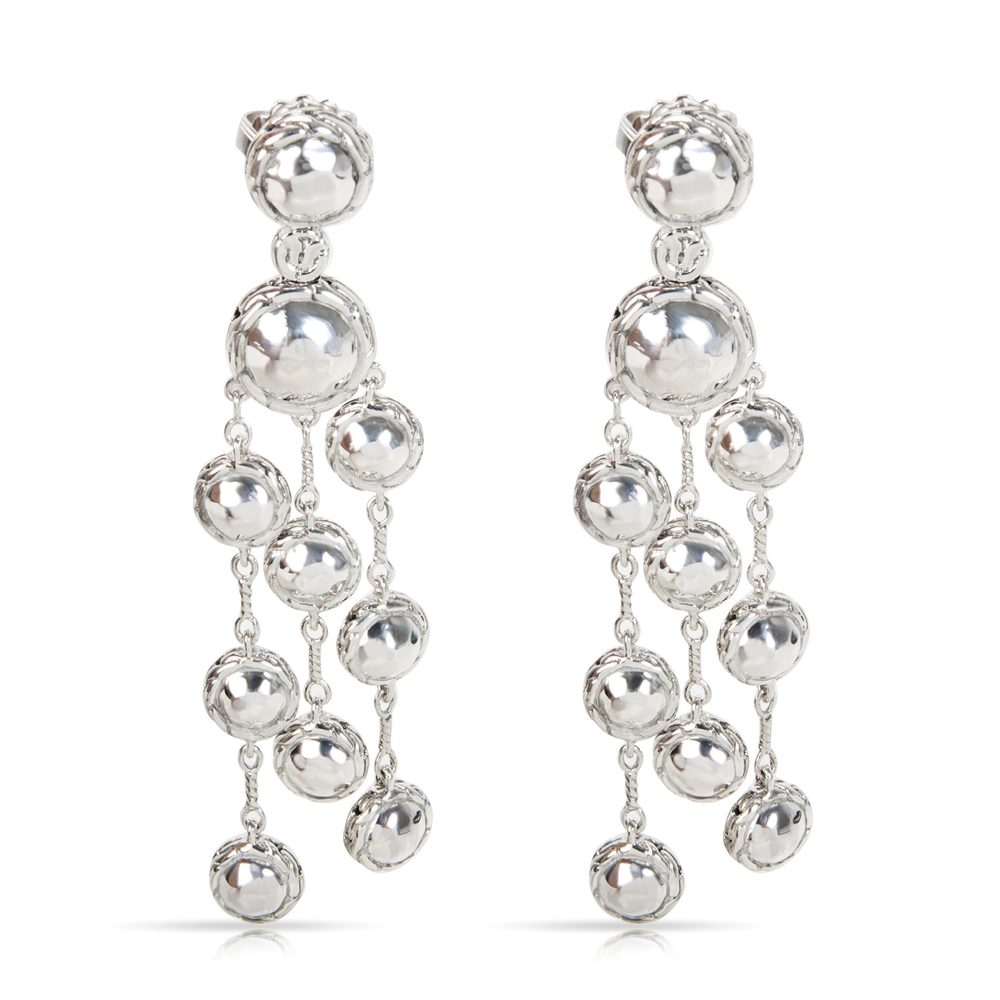 John Hardy Palu Chandelier Earrings in Sterling Silver